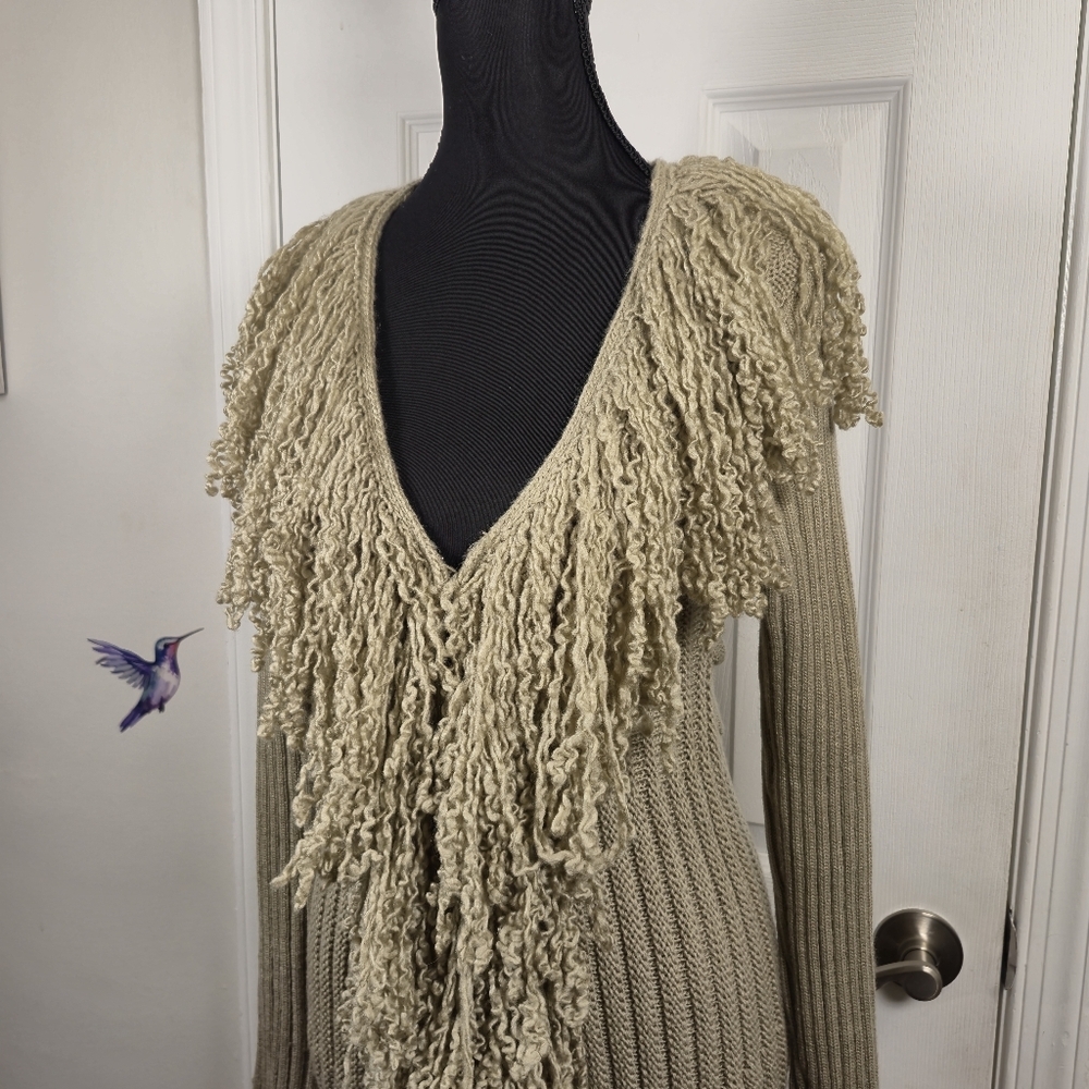 Wool Lace Trim Sweater – Cozy & Chic – John Fashion Size M - Picture 3 of 11